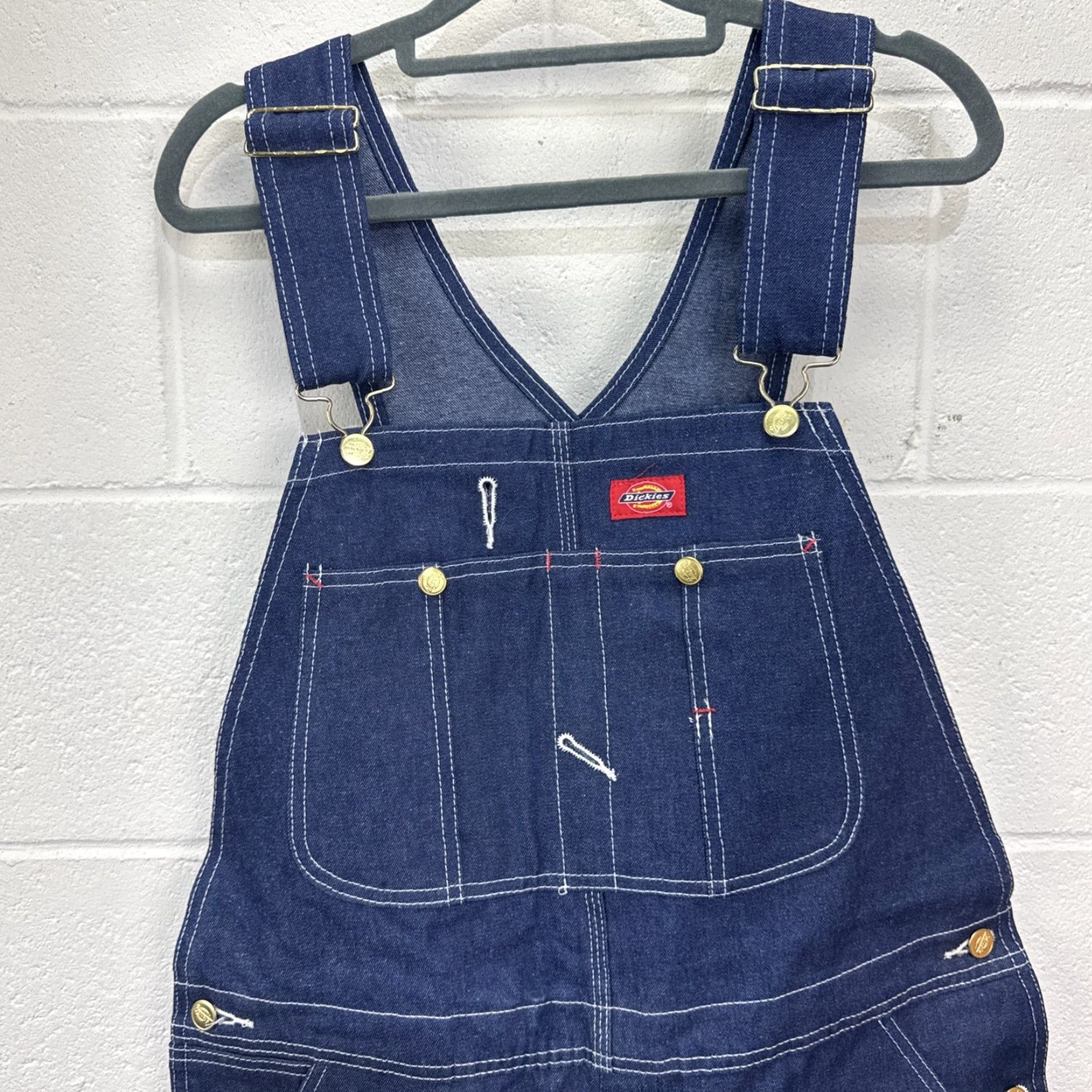 Dickies Dickies Classic Bib Overalls Men 34x32 Black Canvas Carpenter Work Pants Size US 34 / EU 50 - 2 Thumbnail