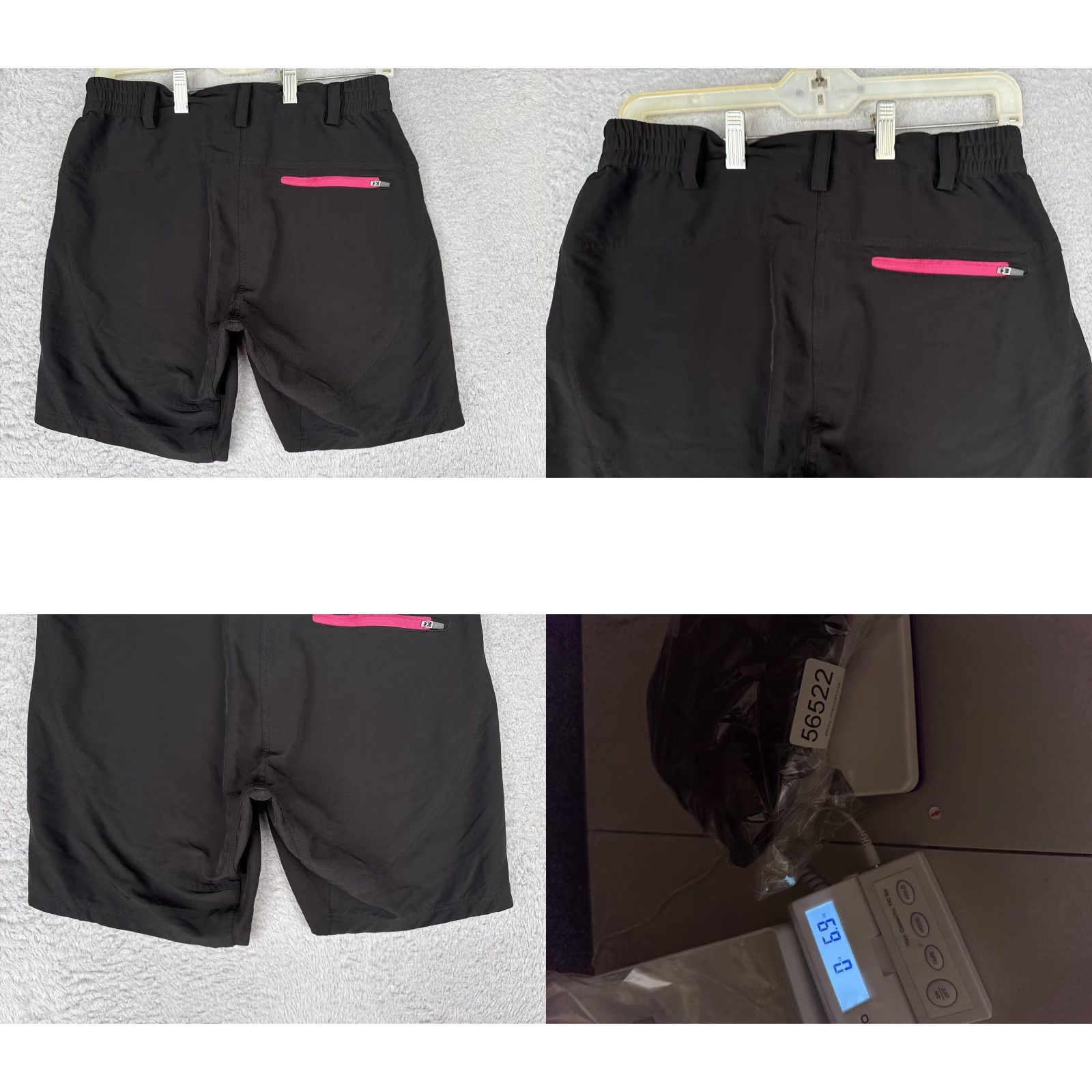 Vintage Friessel Shorts Women S Black Zip Pockets Quick Dry Stretch Polyester Hiking Activewear Summer Mens? Womens Size 28" / US 6 / IT 42 - 9 Thumbnail