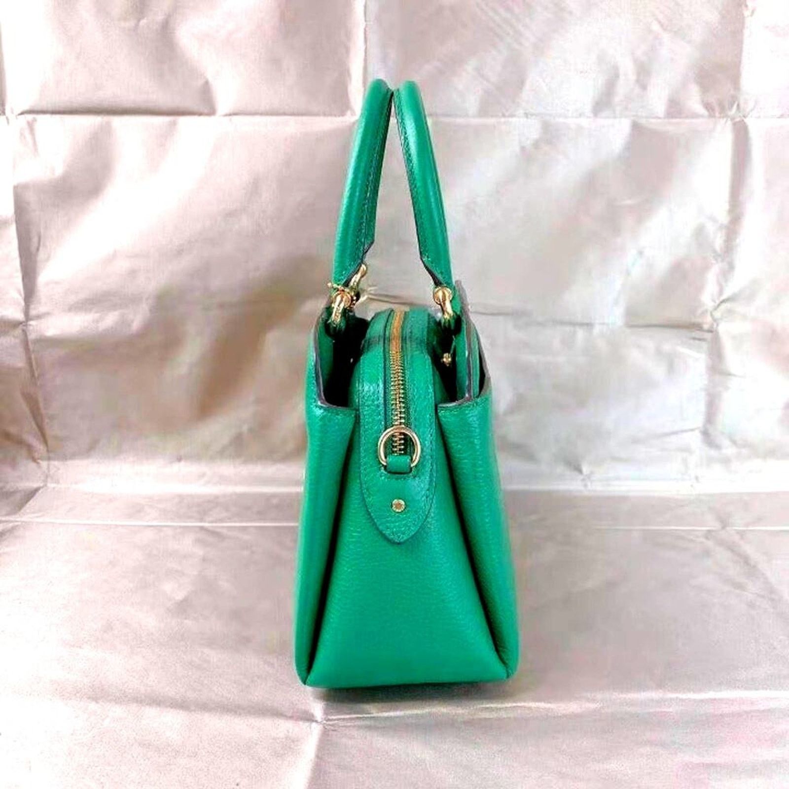 Coach Coach C8364 Mini Lillie Carryall Diary Embroidery Green Size ONE SIZE - 2 Thumbnail