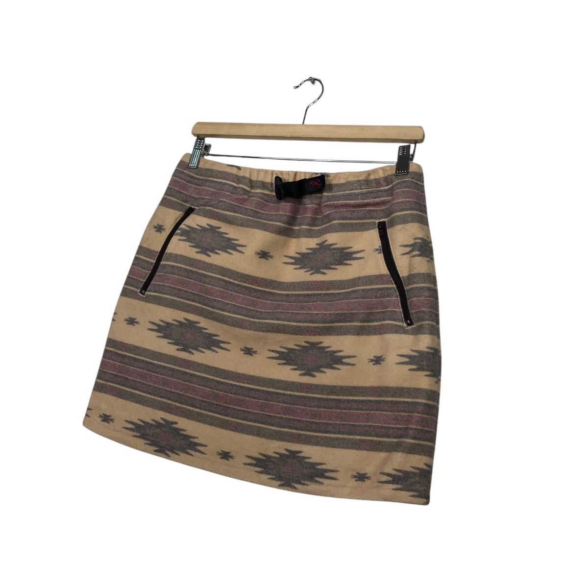Gramicci 📌Vintage Wool Skirt Gramicci Navajo Native Aztec Design Usa Size 28" / US 6 / IT 42 - 3 Thumbnail