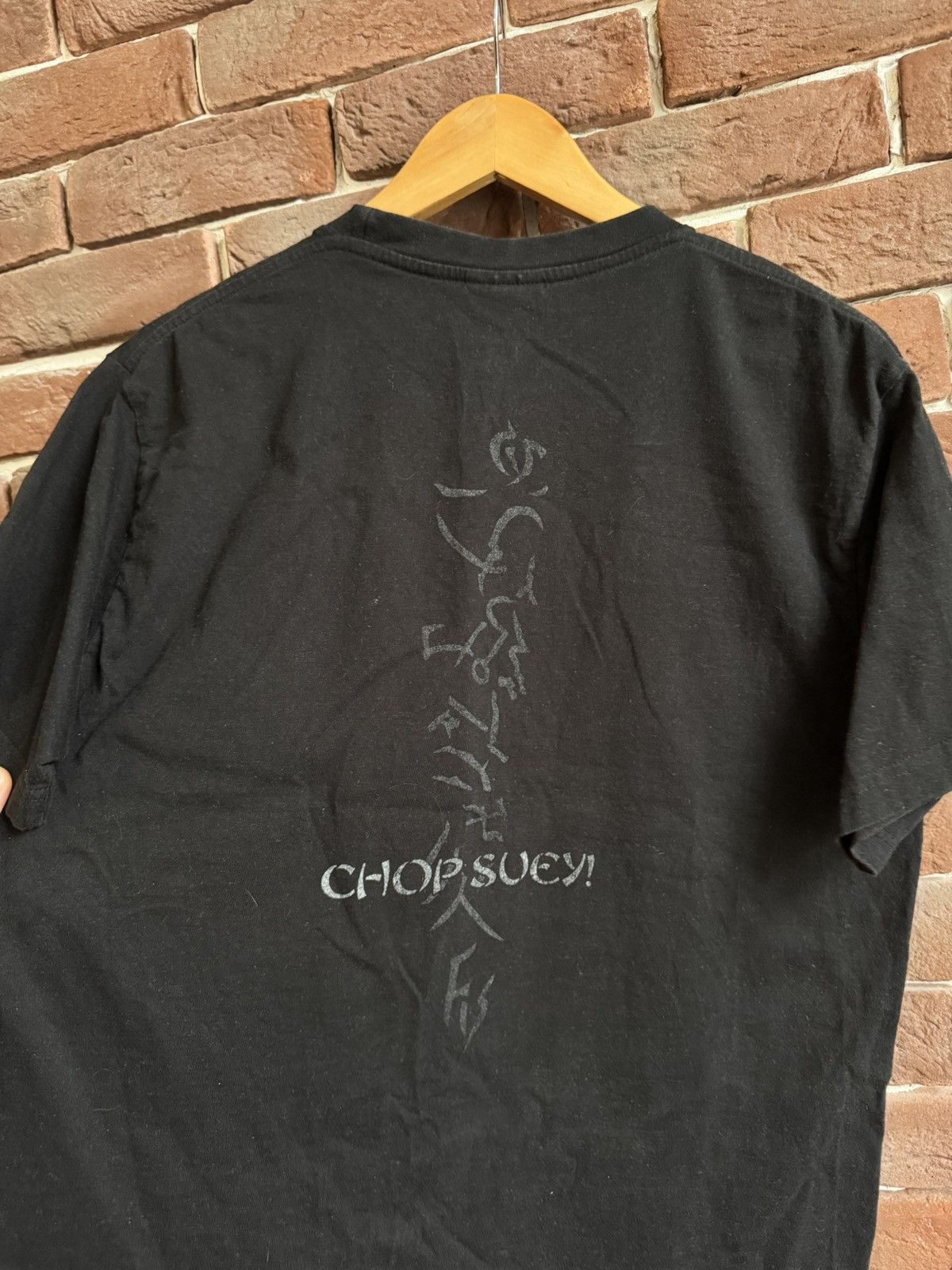 Band Tees Vintage 00s System Of A Down Hand Band T-shirt Nu Metal Size US M / EU 48-50 / 2 - 6 Thumbnail