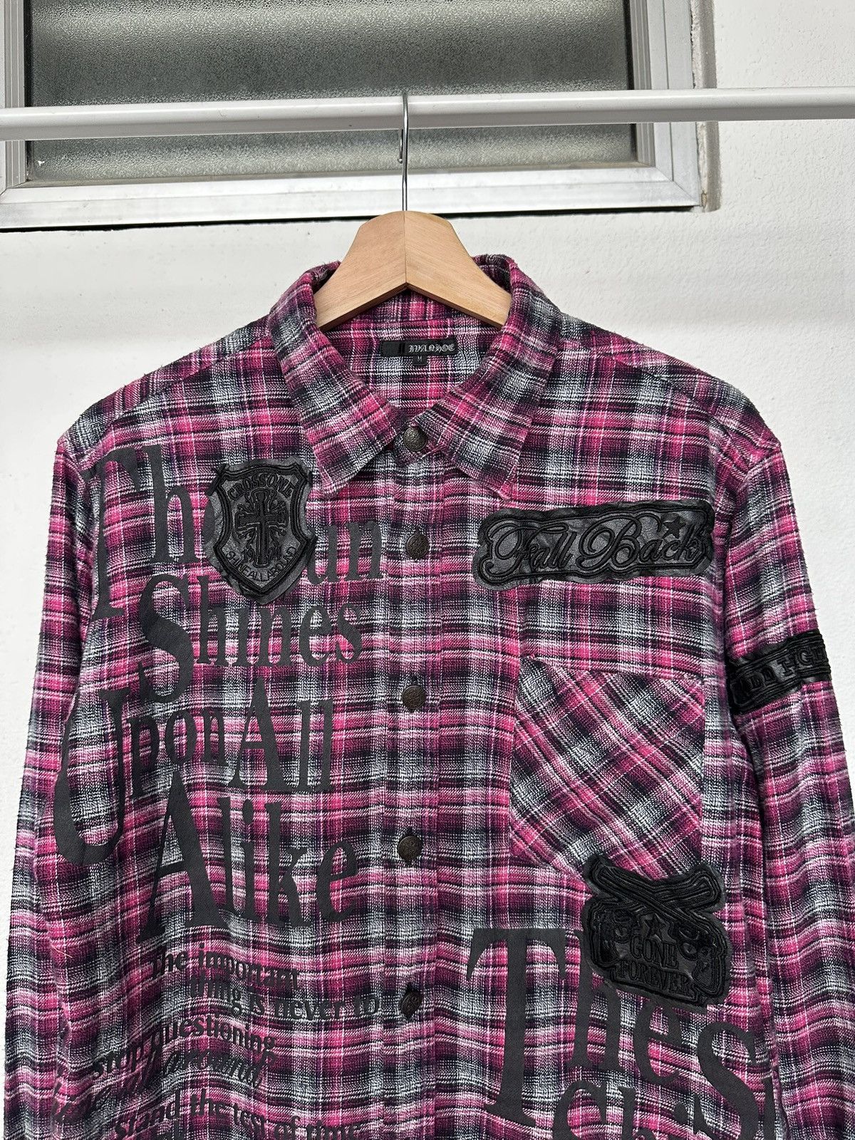 If Six Was Nine J-Rock - Ivanhoe flannel poem shirt / LGB if six was nine Size US M / EU 48-50 / 2 - 8 Thumbnail