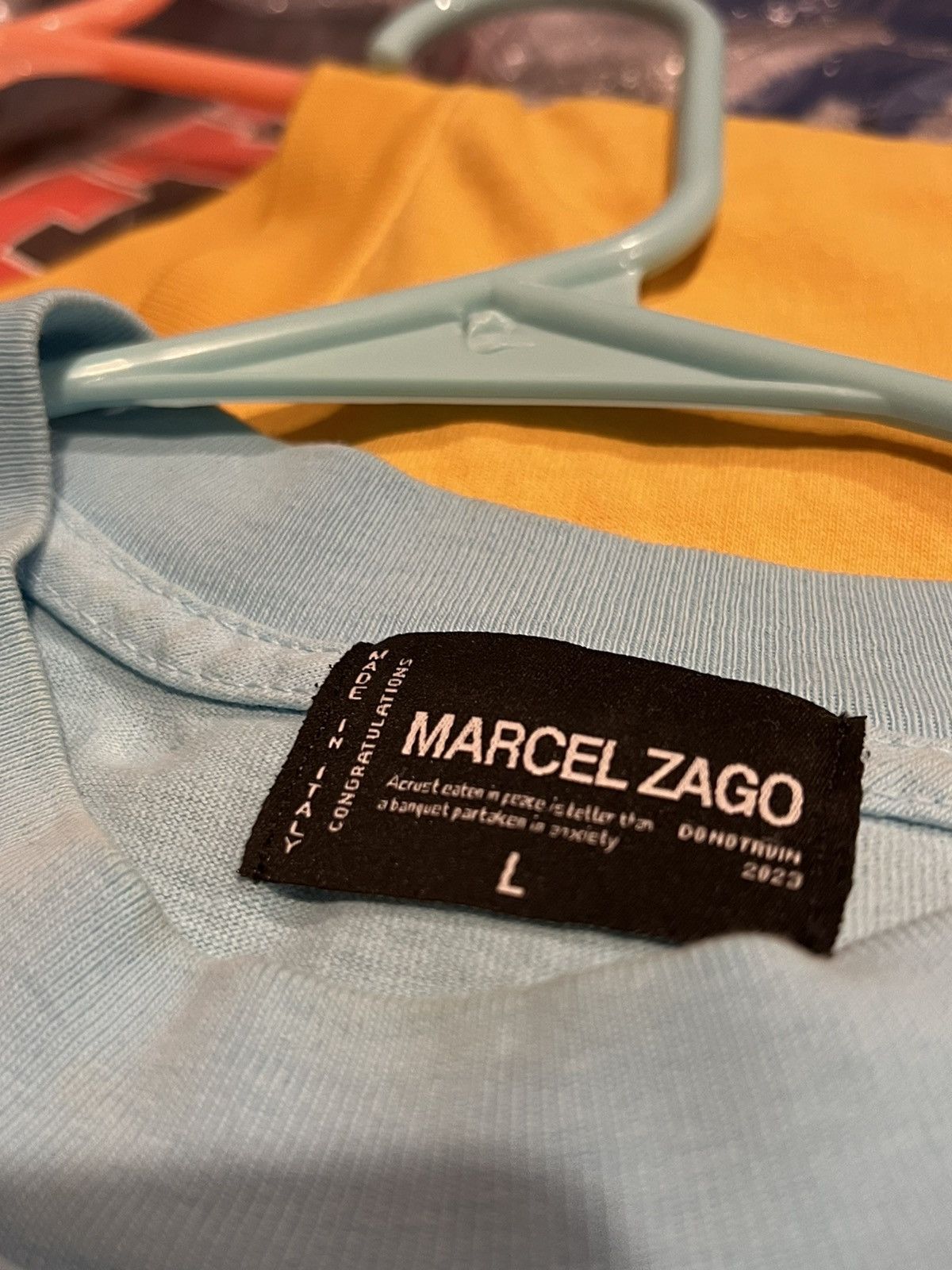 Marcel Zago Steakle V1 Blue Shirt | Marcel Zago Size US L / EU 52-54 / 3 - 3 Thumbnail