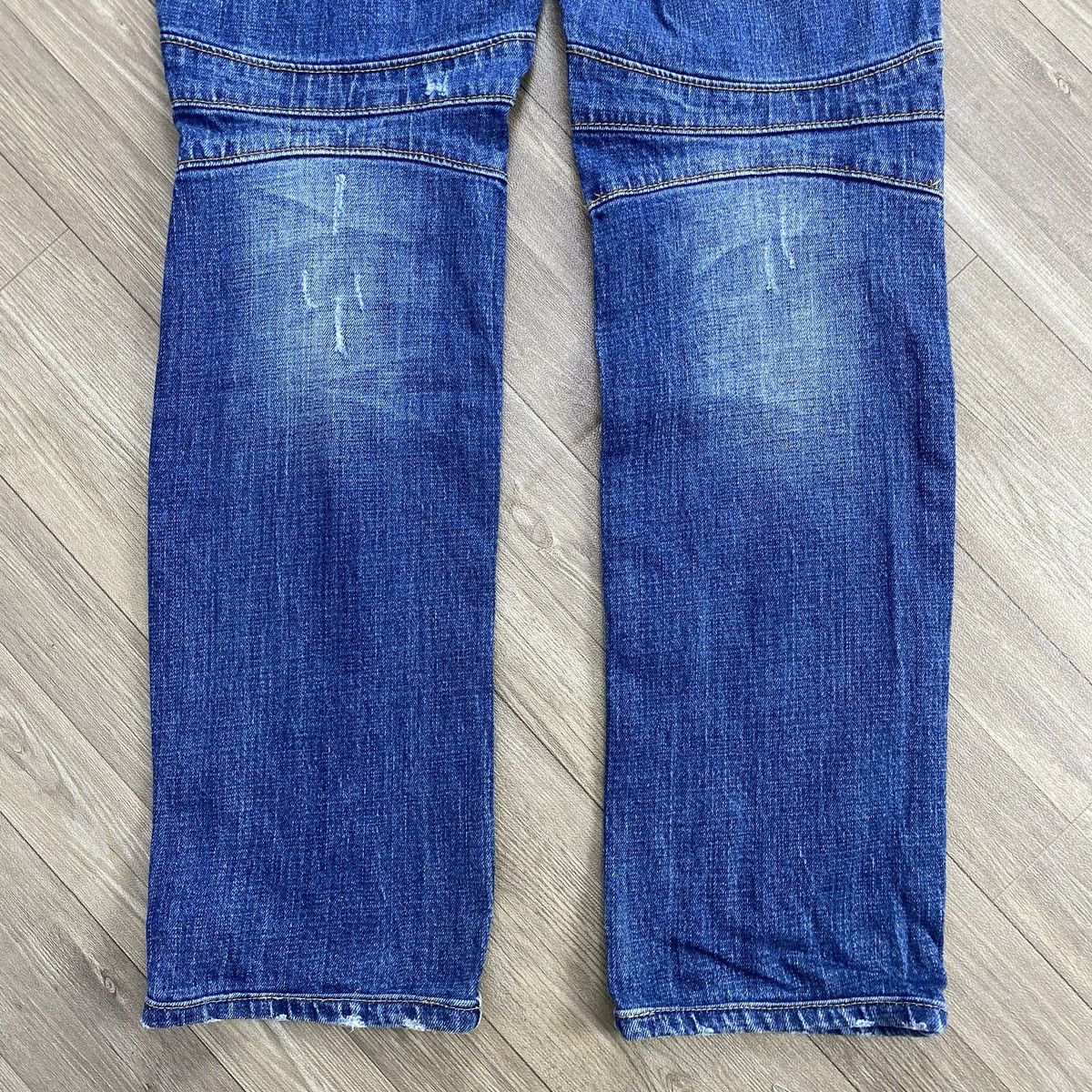 Japanese Brand Iconic Moto Biker Denim Size US 32 / EU 48 - 12 Thumbnail