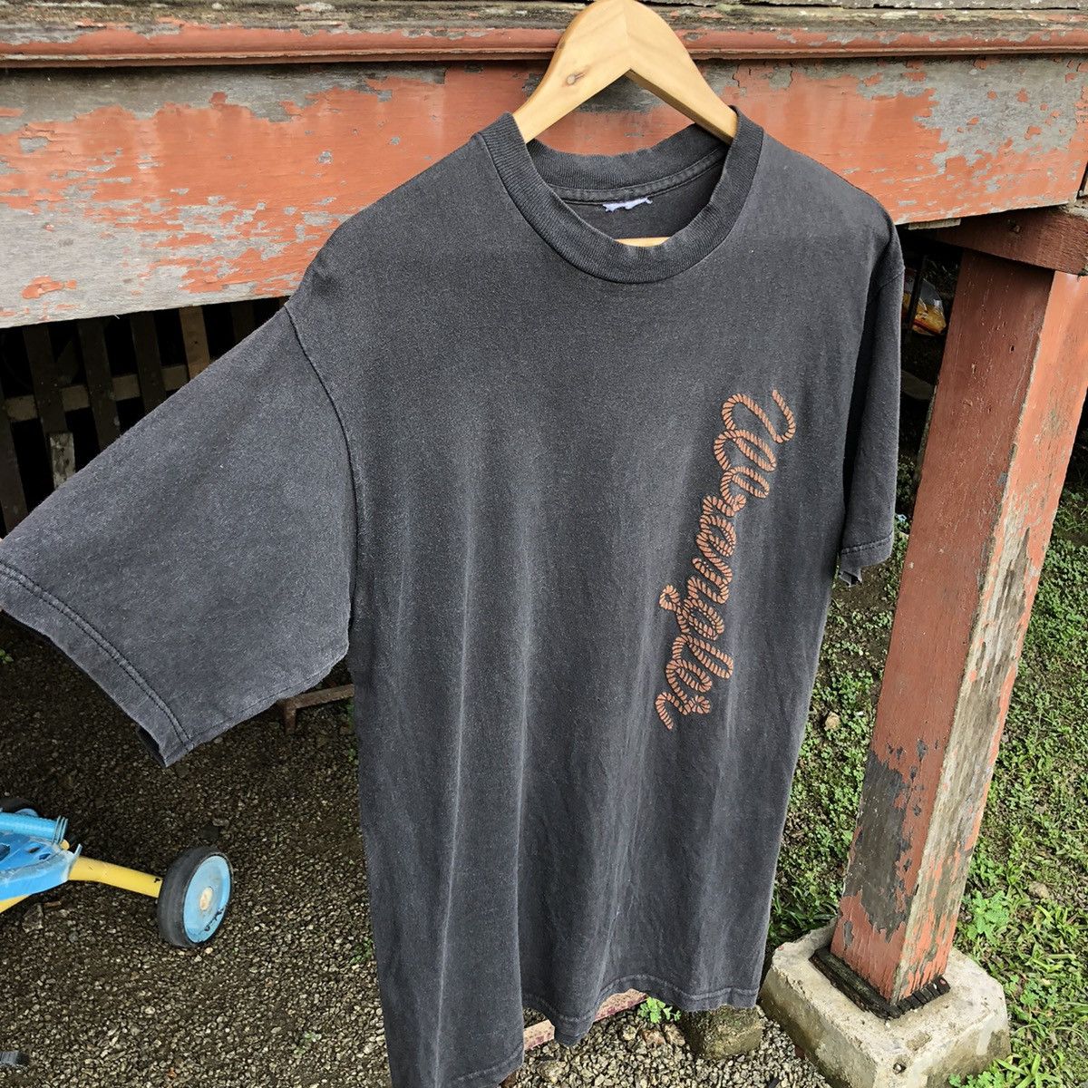 Vintage Vintage 90s Wrangler Sunfaded Tshirt Size US M / EU 48-50 / 2 - 7 Thumbnail