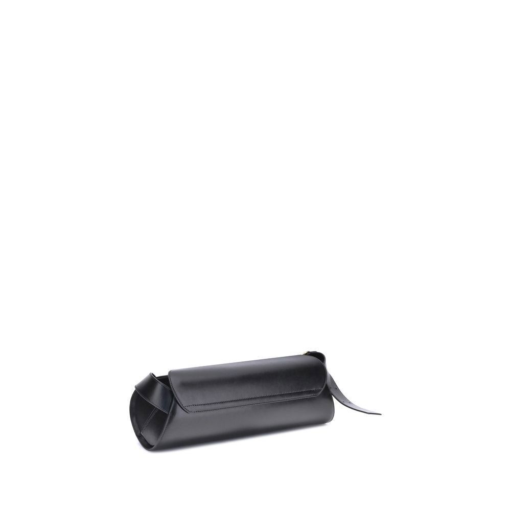 Jil Sander Jil Sander Black Calf Leather Bos Taurus Shoulder Bag Size ONE SIZE - 3 Thumbnail