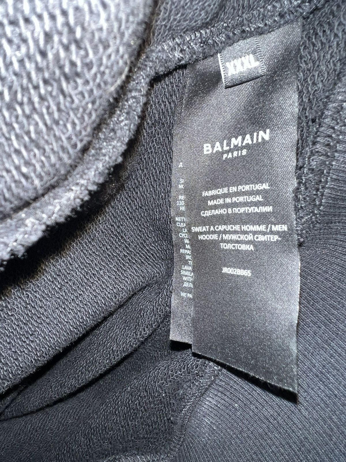 Balmain Balmain Hoodie - Luxury 3XL, Fits XL Size US XXL / EU 58 / 5 - 4 Thumbnail