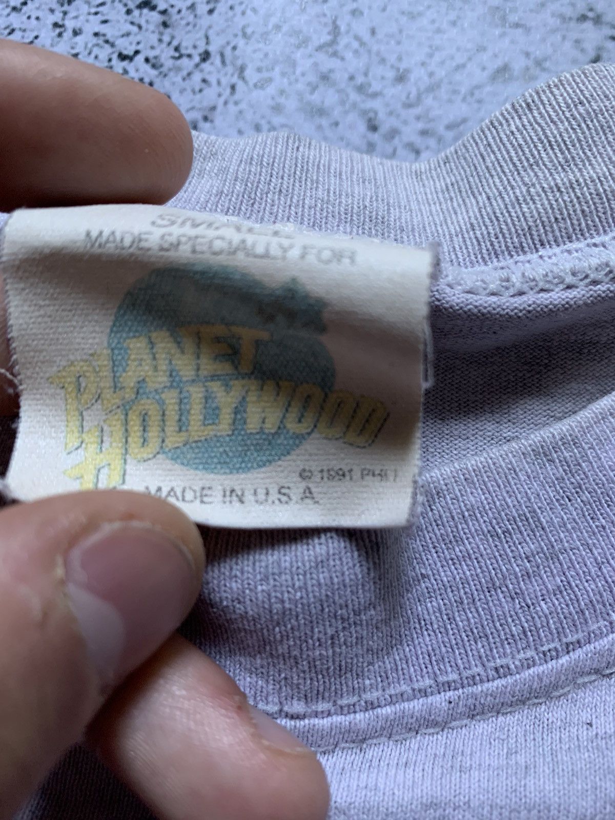 Planet Hollywood × Vintage Vintage 1991 Planet Hollywood Tee Disney T-shirt Y2K USA Size US S / EU 44-46 / 1 - 4 Thumbnail