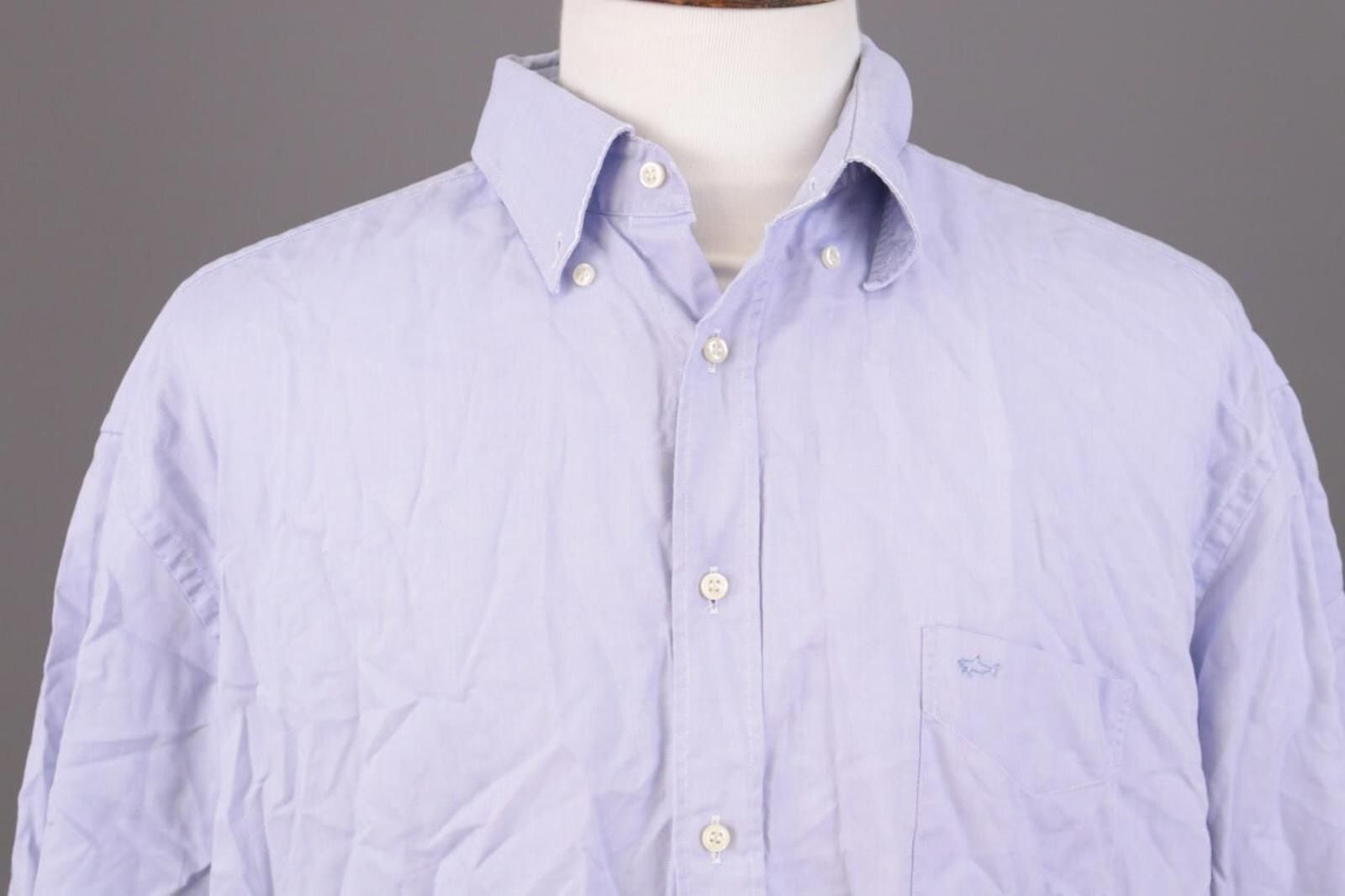 Paul & Shark Paul & Shark Yachting Blue Button Up Shirt Size 47 Size US M / EU 48-50 / 2 - 2 Thumbnail