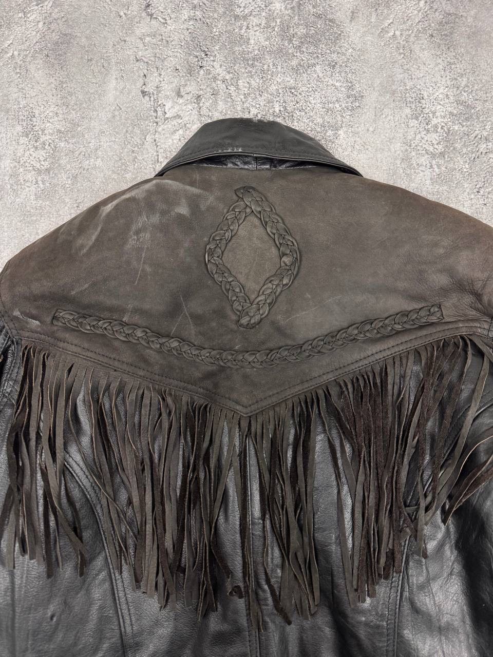 Other Master's Men Leather Jacket Black Western Vintage Genuine Size US M / EU 48-50 / 2 - 9 Thumbnail
