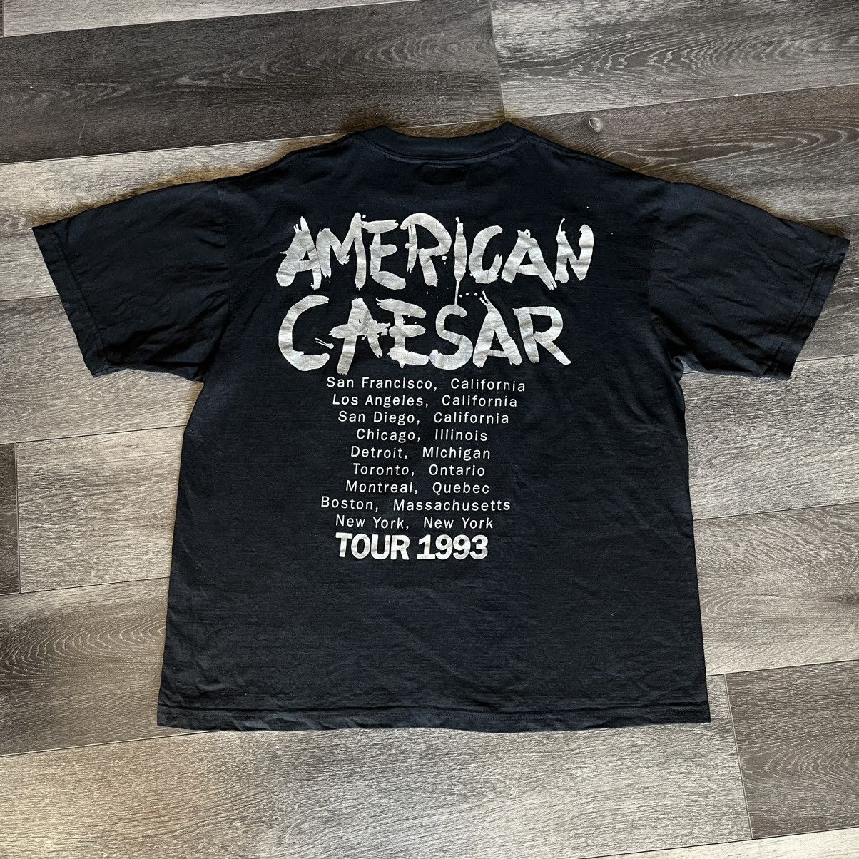 Band Tees Vintage 1993 Iggy Pop American Caesar Tour Band Graphic Tee Size US M / EU 48-50 / 2 - 2 Thumbnail