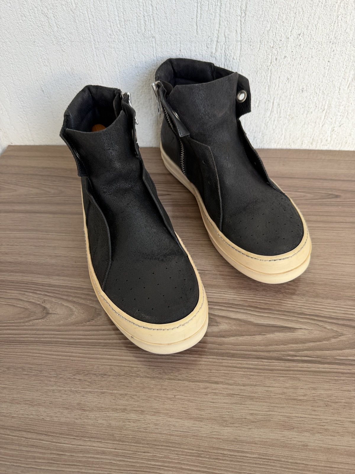 Rick Owens E15🕷️ Blistered leather island dunks Size US 10.5 / EU 43-44 - 15 Thumbnail