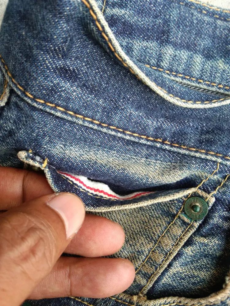 Japanese Brand Vintage GLHEART x BIG JOHN Selvedge Distressed Jeans Size US 29 - 8 Thumbnail