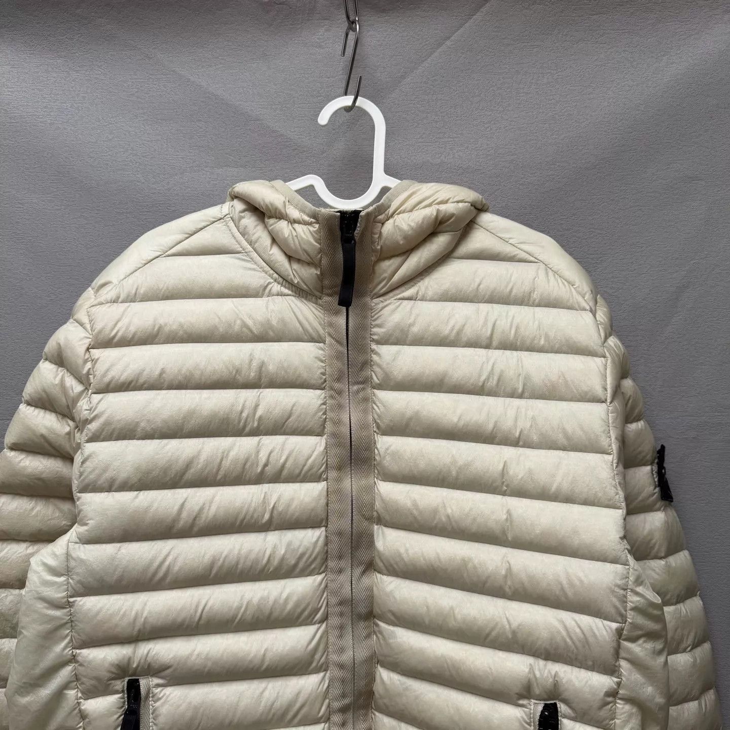 Stone Island Stone Island 23FW Ribbed Down Jacket Cream M 98 New Size US M / EU 48-50 / 2 - 3 Thumbnail