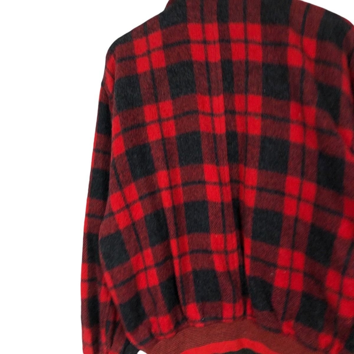Japanese Brand VINTAGE WOOL HERRINGBONE BOMBER JACKET MESSAGE ISSEY MIYAKE Size US M / EU 48-50 / 2 - 11 Thumbnail