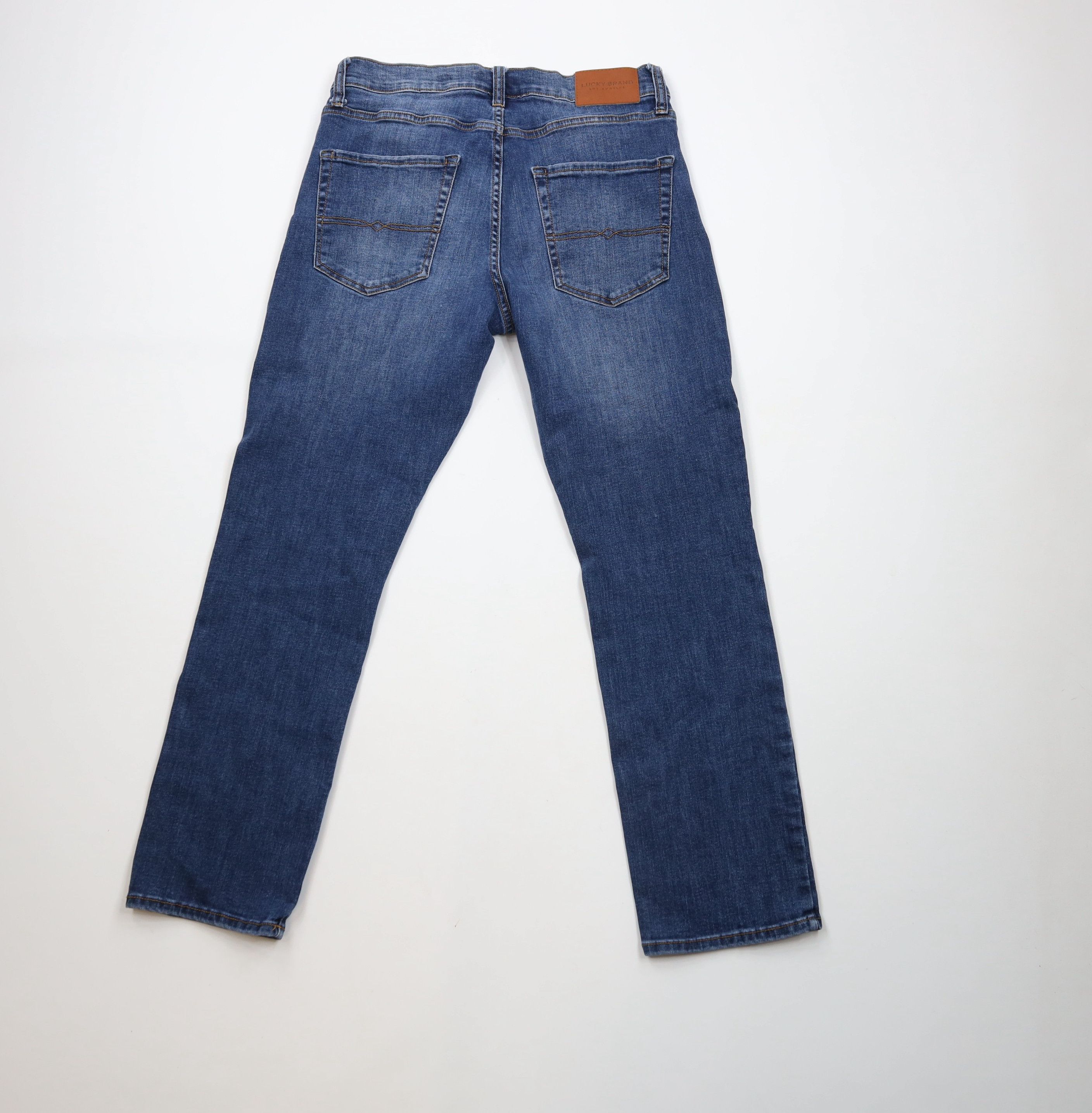 Lucky Brand × Vintage Vintage Y2K Lucky Brand Athletic Straight Leg Jeans Stretch Size US 32 / EU 48 - 10 Thumbnail