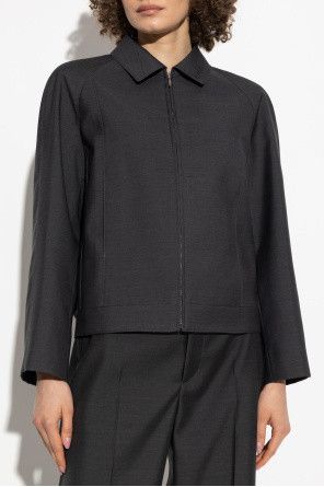 Gucci o1la5ras0526 Wool Bomber Jacket in Gray Size XS / US 0-2 / IT 36-38 - 3 Thumbnail