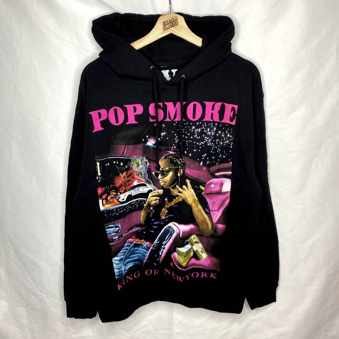 vlone x pop smoke faith king of new york hoodie