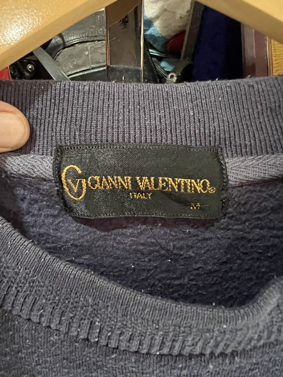 Gianni Valentino 🔥Vintage Gianni Valentino Italy Crewneck Sweatshirt Size US M / EU 48-50 / 2 - 12 Thumbnail