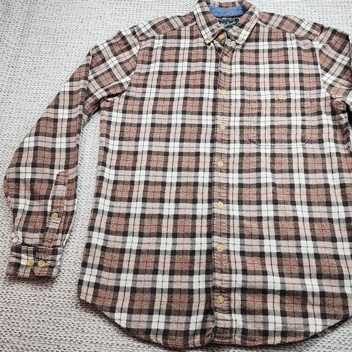 Vintage VINTAGE Woolrich Flannel Button-Up Shirt Jacket Mens M Long Plaid Cotton Y2K Hipster Size US M / EU 48-50 / 2 - 3 Thumbnail