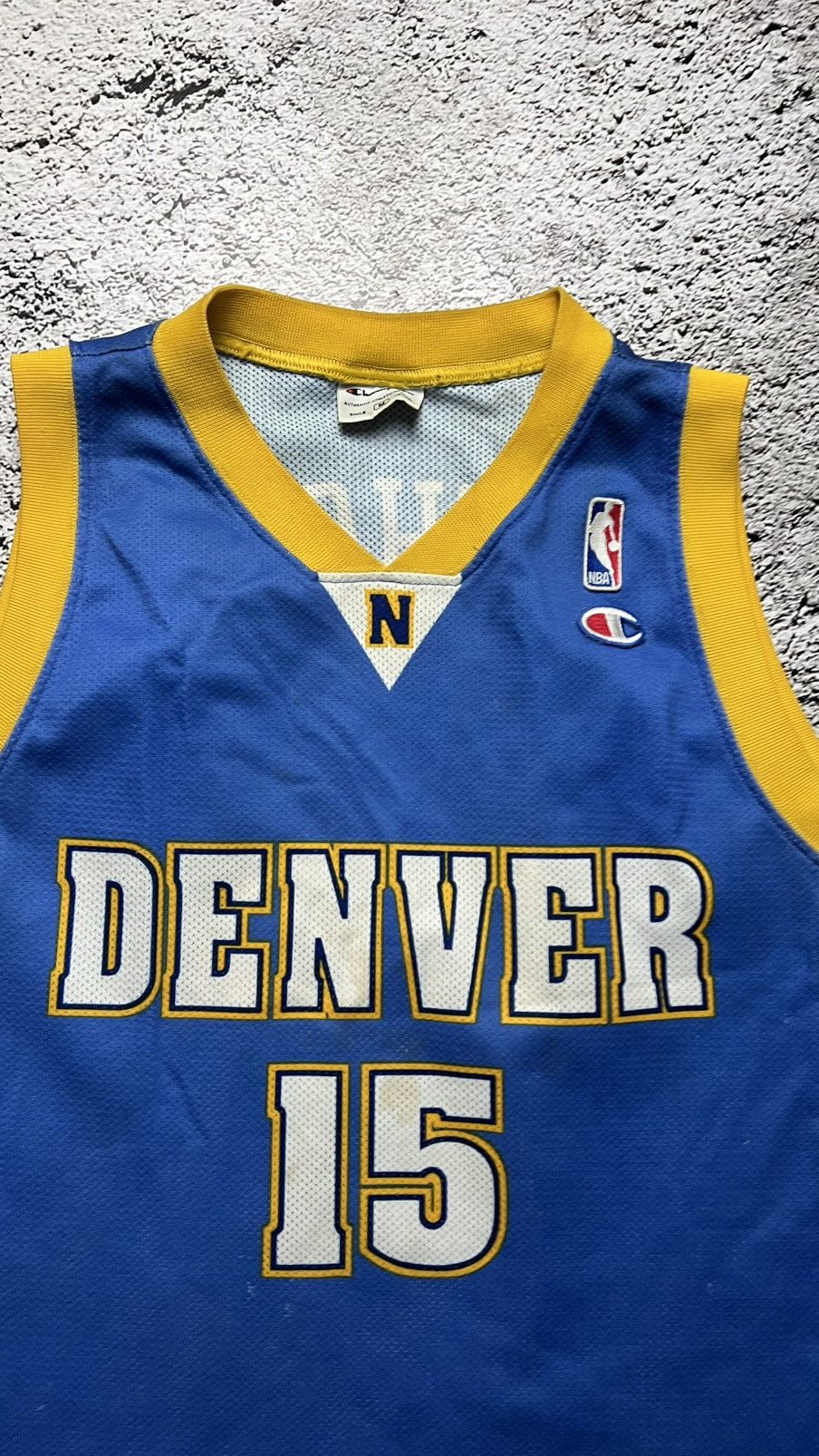Champion VTG 90’s Denver Nuggets NBA Carmelo Anthony champion jersey Size US M / EU 48-50 / 2 - 2 Thumbnail