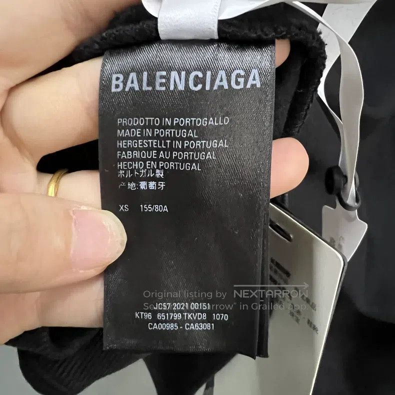 Balenciaga Balenciaga Black badge embroidered hoodie Size US XS / EU 42 / 0 - 4 Thumbnail
