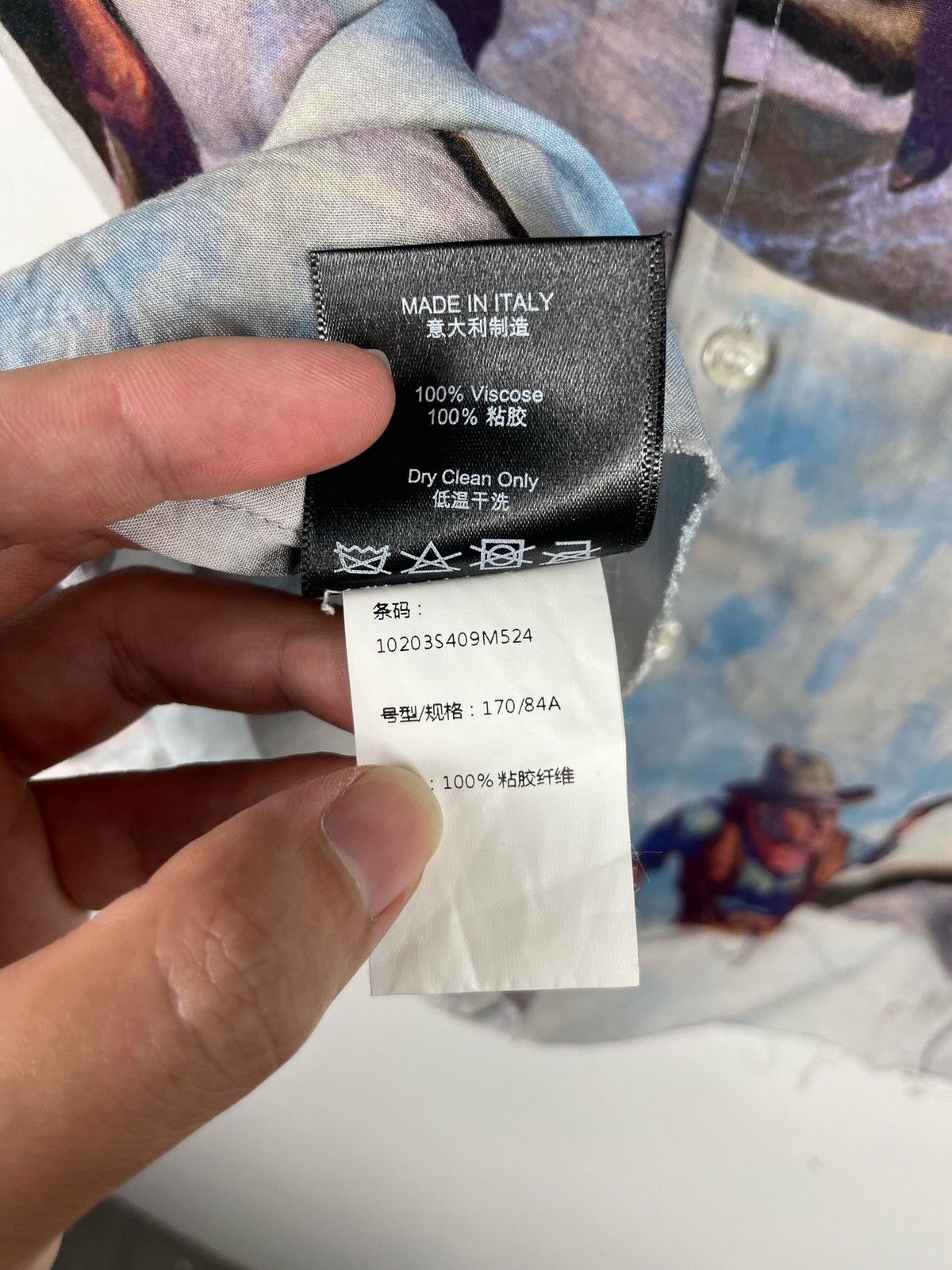 Rhude Rhude Shark Printed Distressed Button Ups Shirt Size US XS / EU 42 / 0 - 10 Thumbnail
