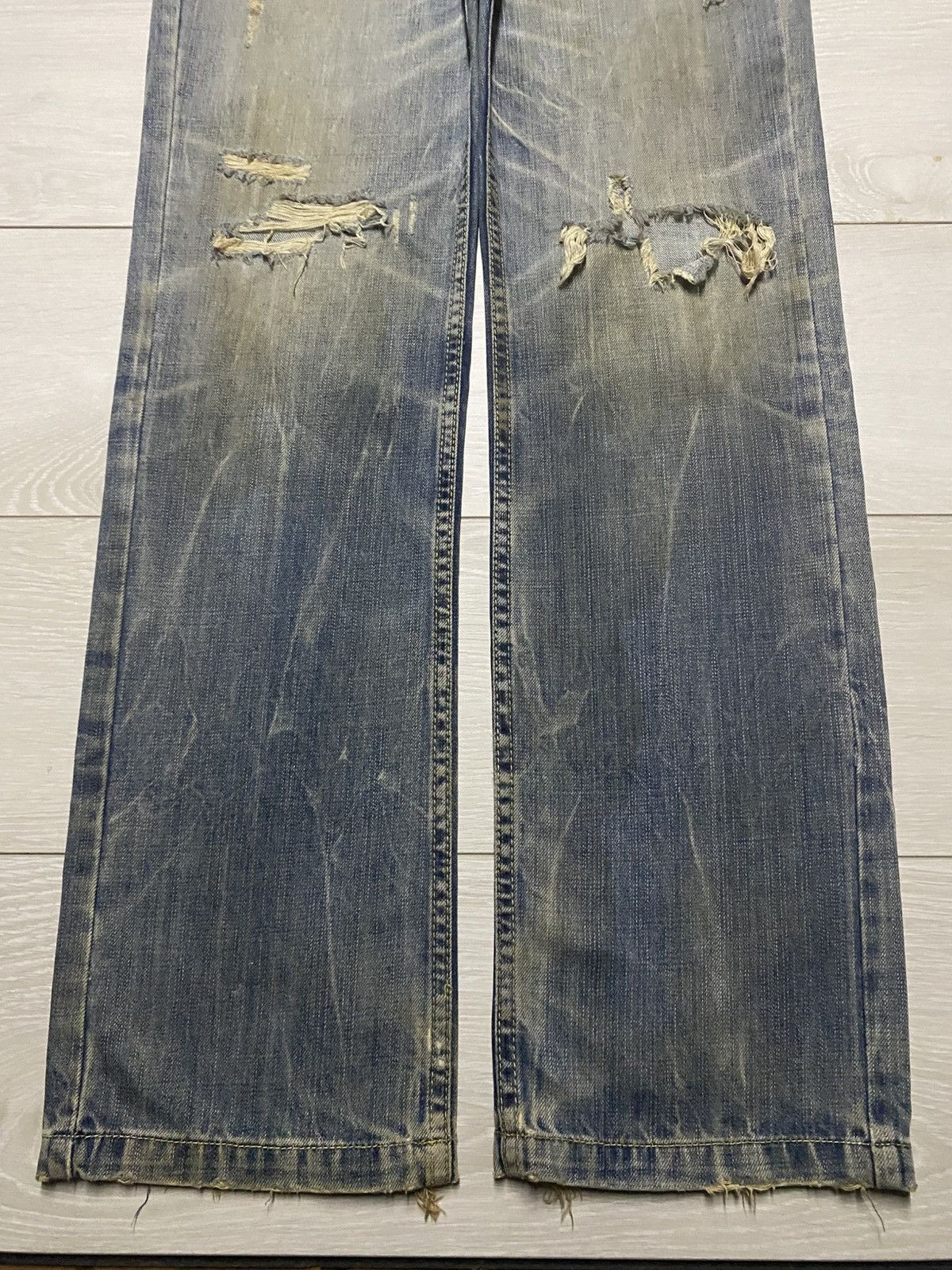 If Six Was Nine 55DSL Grunge Embroidered Logo If Six Was Nine Style Jeans Size US 30 / EU 46 - 5 Thumbnail