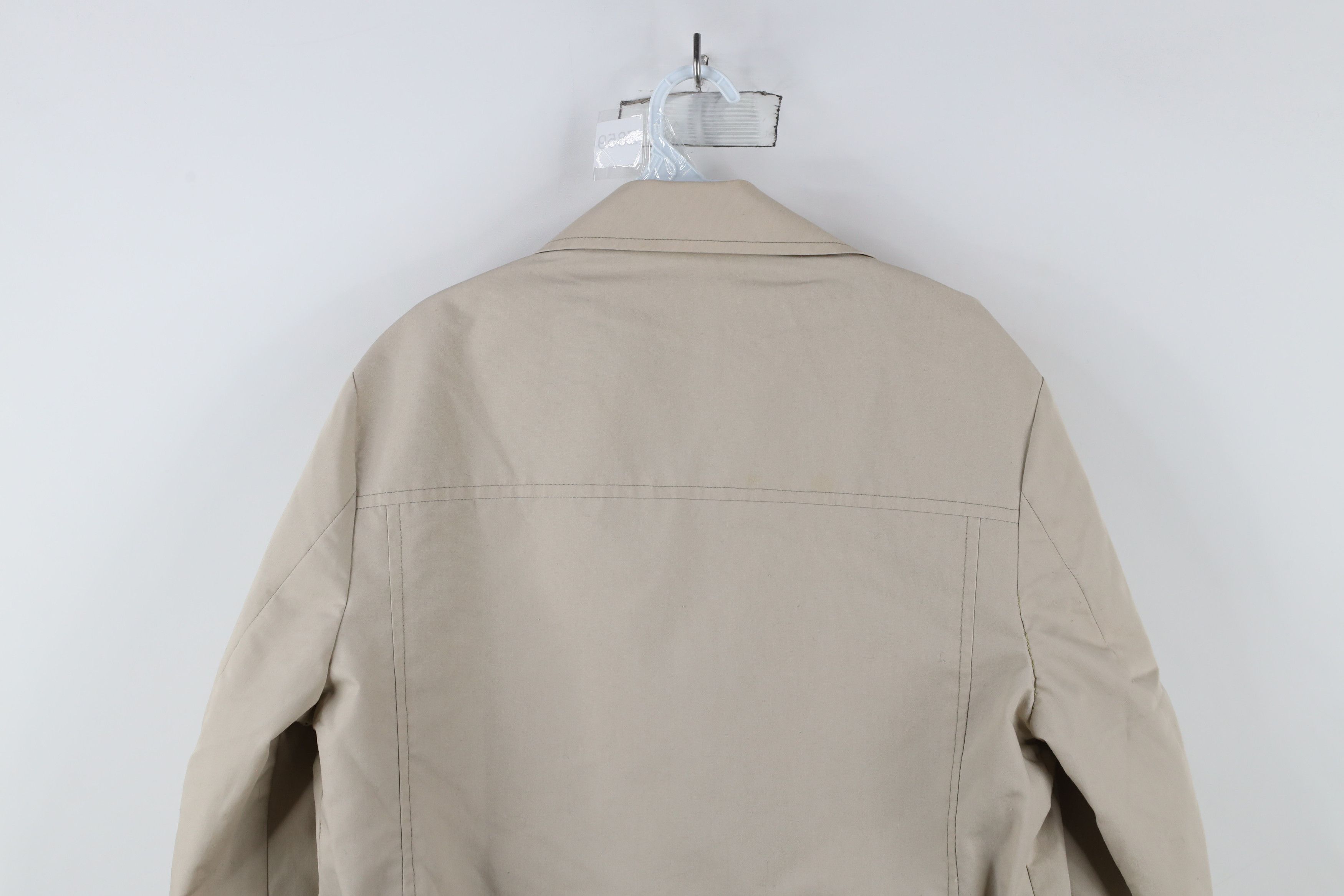 Vintage Vintage 70s Streetwear Full Zip Bomber Jacket Beige USA Size US L / EU 52-54 / 3 - 13 Thumbnail