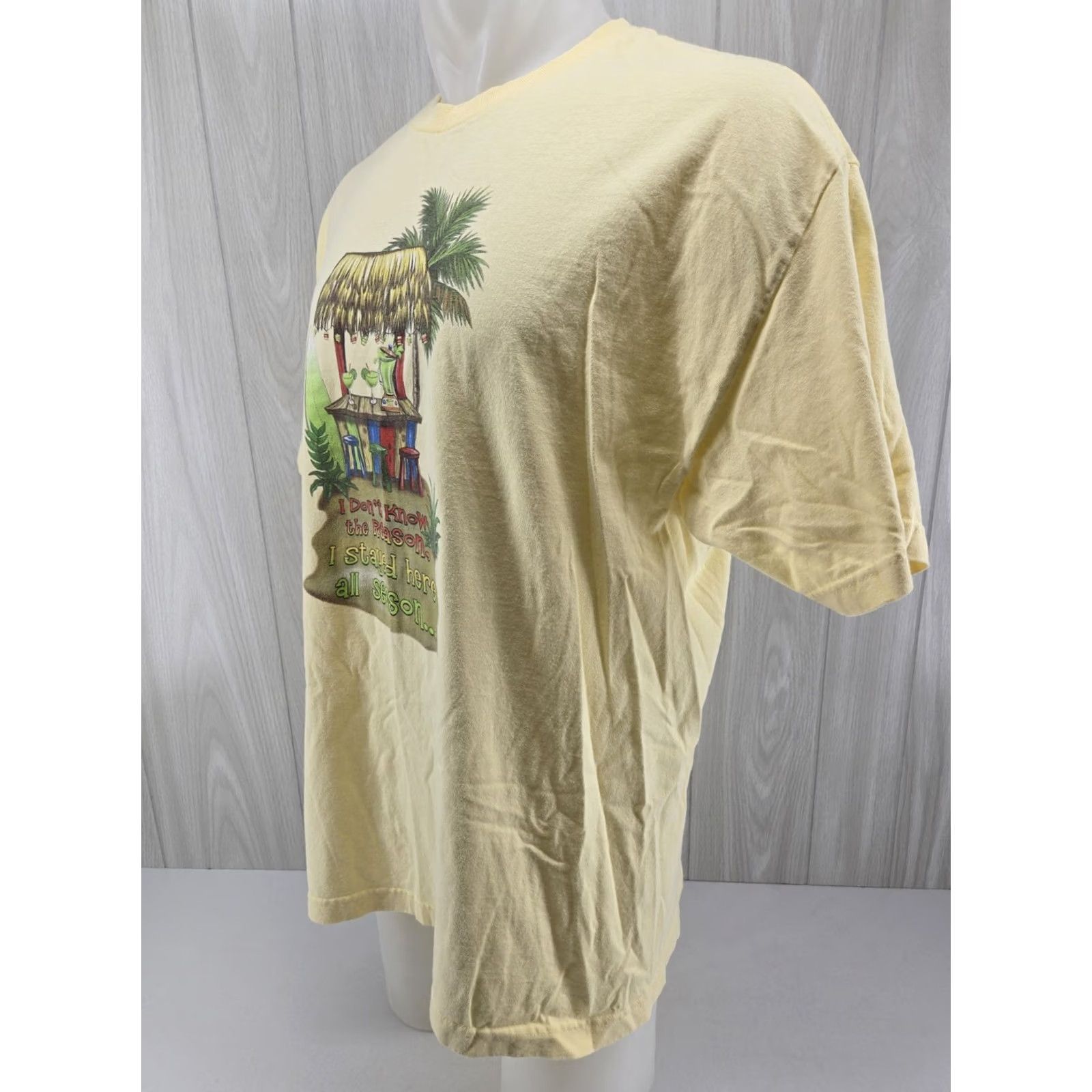 Vintage VINTAGE Margaritaville Shirt Mens XL Yellow Jimmy Buffett Orlando 2006 Size US XL / EU 56 / 4 - 4 Thumbnail