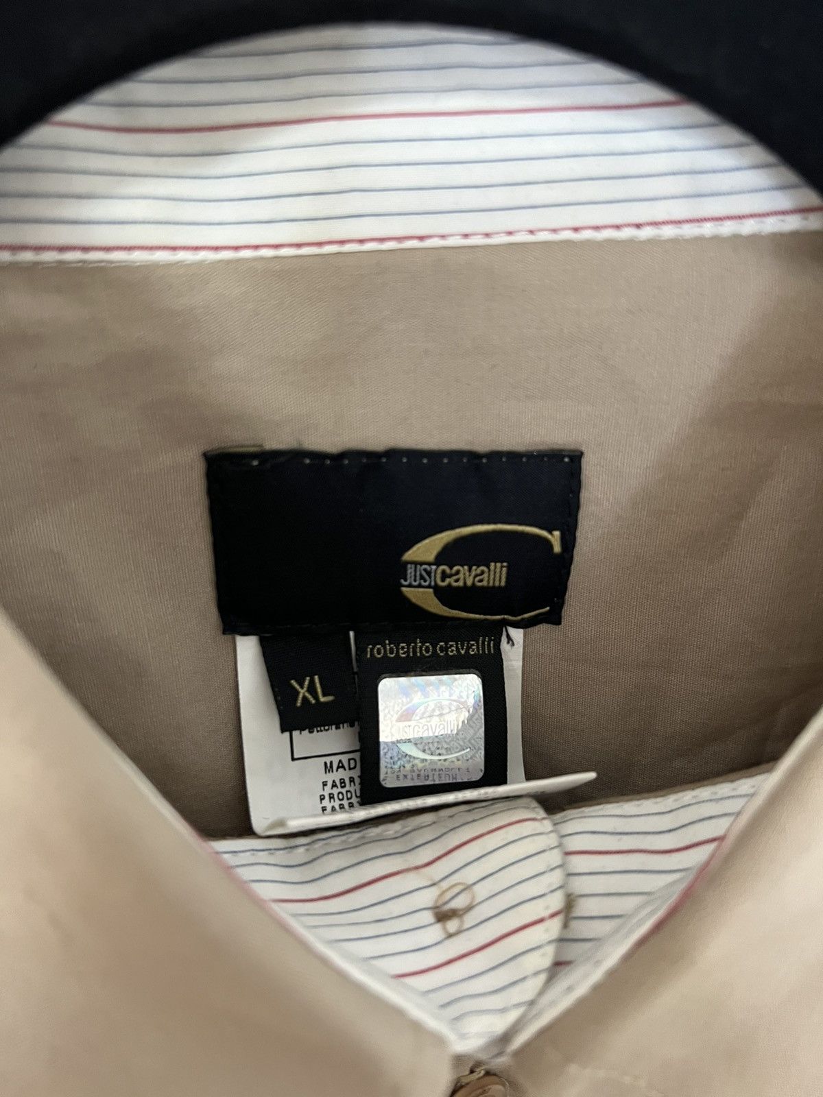 Just Cavalli Just cavalli shirt XL beige classic Size US XL / EU 56 / 4 - 2 Thumbnail