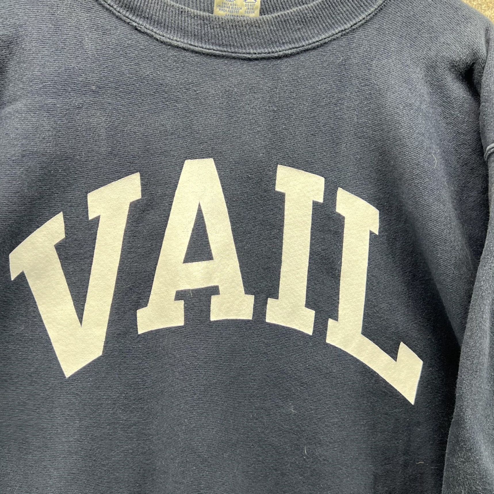 Champion VINTAGE Champion Reverse Weave Sweatshirt Mens 2XL Blue Vail Crewneck Fleece Size US XXL / EU 58 / 5 - 6 Thumbnail