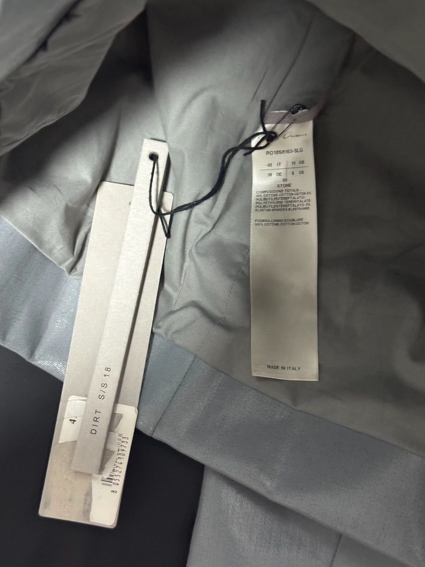 Rick Owens Rick Owens special-coated asymmetrical top with tags Size M / US 6-8 / IT 42-44 - 7 Thumbnail