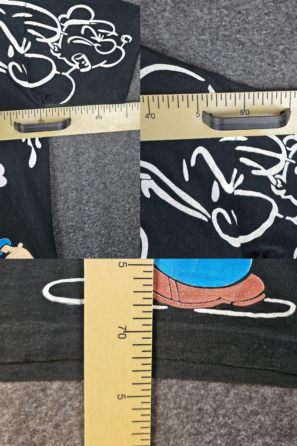 Vintage 1994 Popeye “Graffiti/Drip” Tee - Single Stitch Size US L / EU 52-54 / 3 - 15 Thumbnail