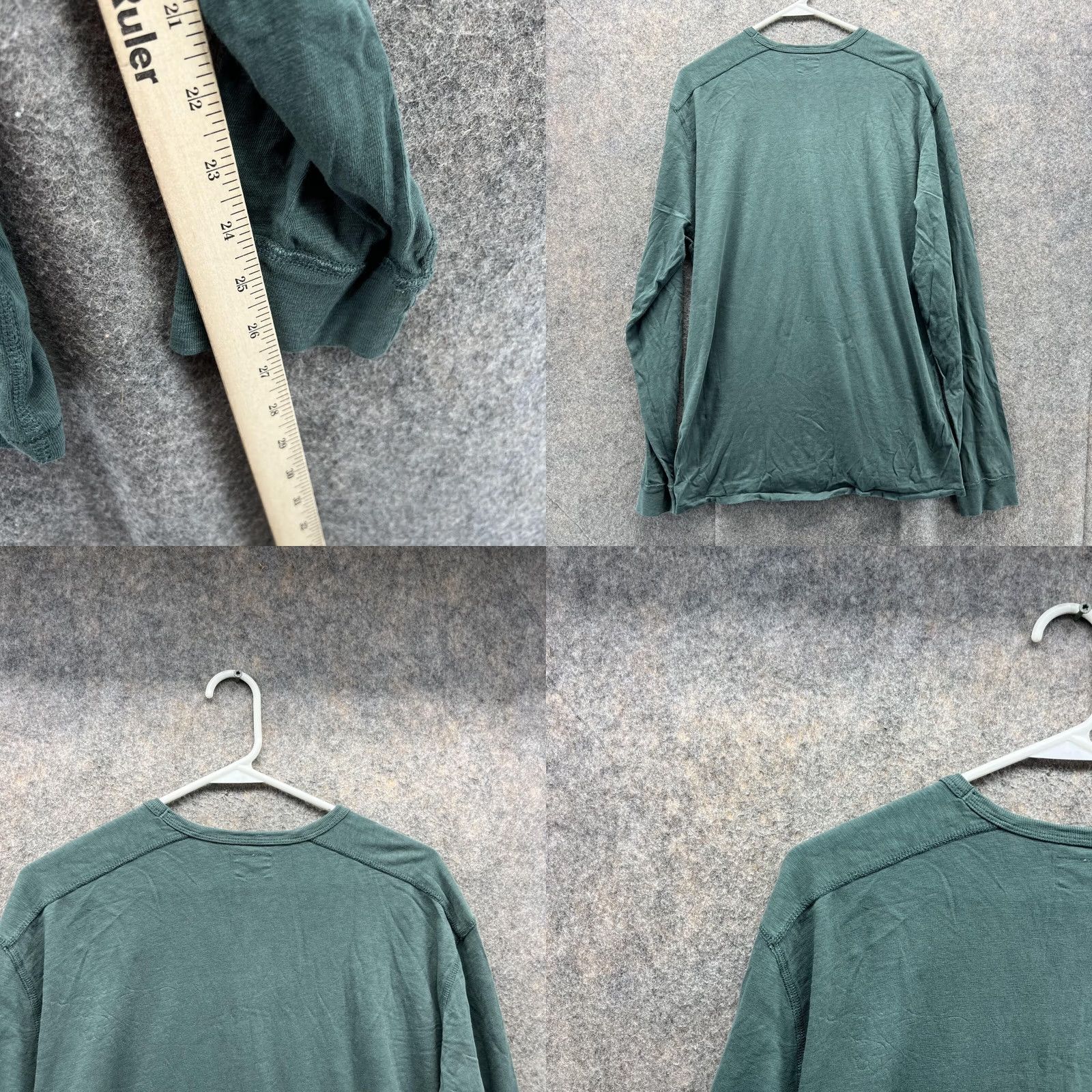 J.Crew VINTAGE J.CREW Shirt Men XL Teal Blue Sweatshirt Crewneck Pullover Warm (All Seasons) Size US XL / EU 56 / 4 - 8 Thumbnail