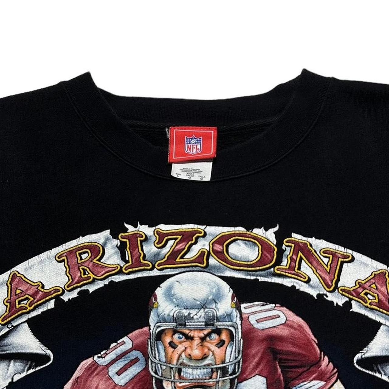 NFL × Vintage Y2K Arizona Cardinals Flaming Ball Hike T-Shirt Size US XL / EU 56 / 4 - 4 Thumbnail