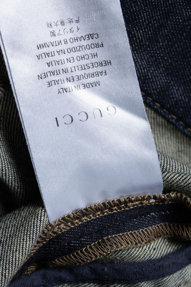 Gucci Gucci, indigo dark washed denim skinny jeans Size 28" / US 6 / IT 42 - 5 Thumbnail