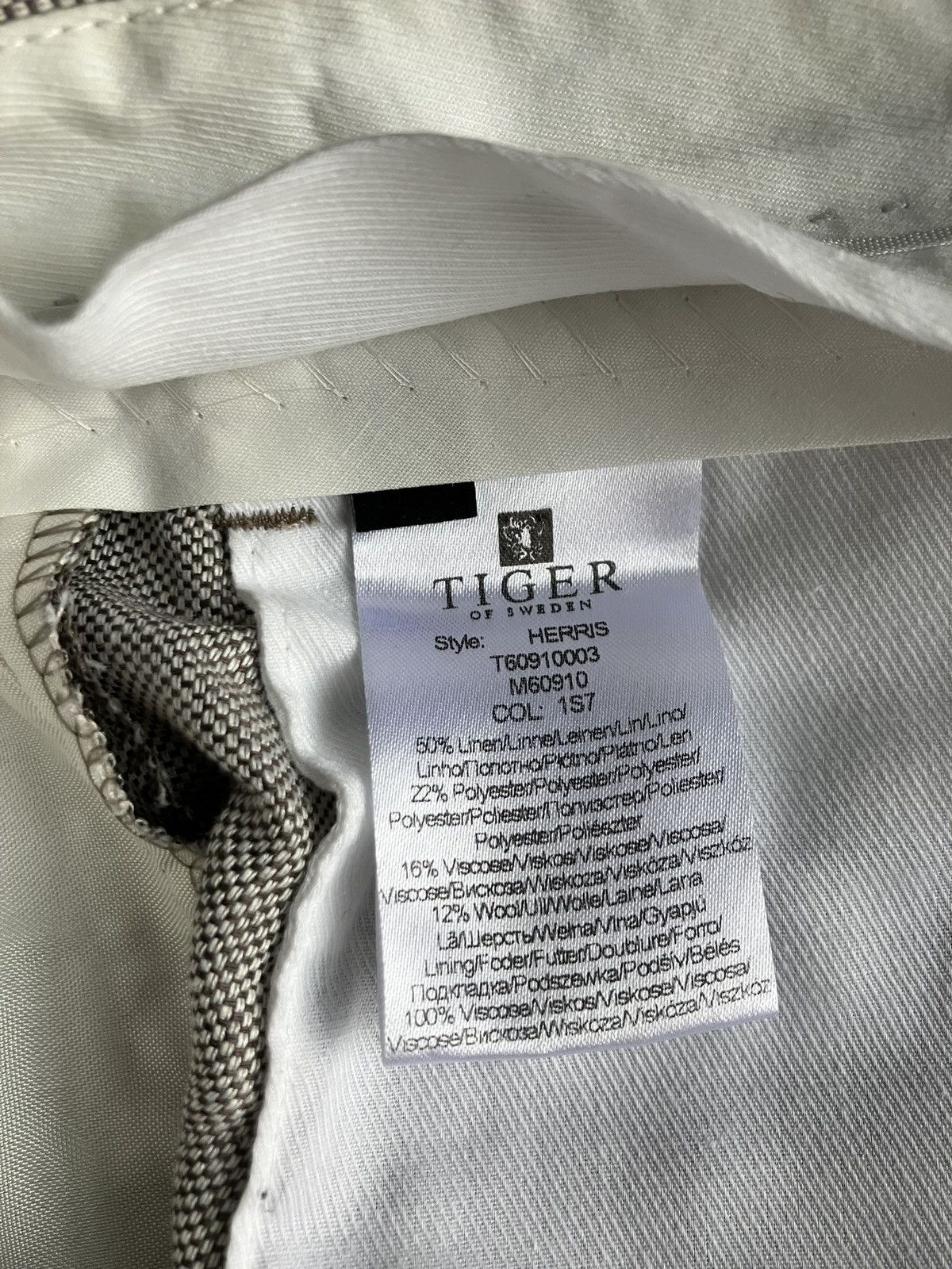 Tiger of Sweden Tiger of Sweden linen blend trouser - 46IT Size 36R - 7 Thumbnail