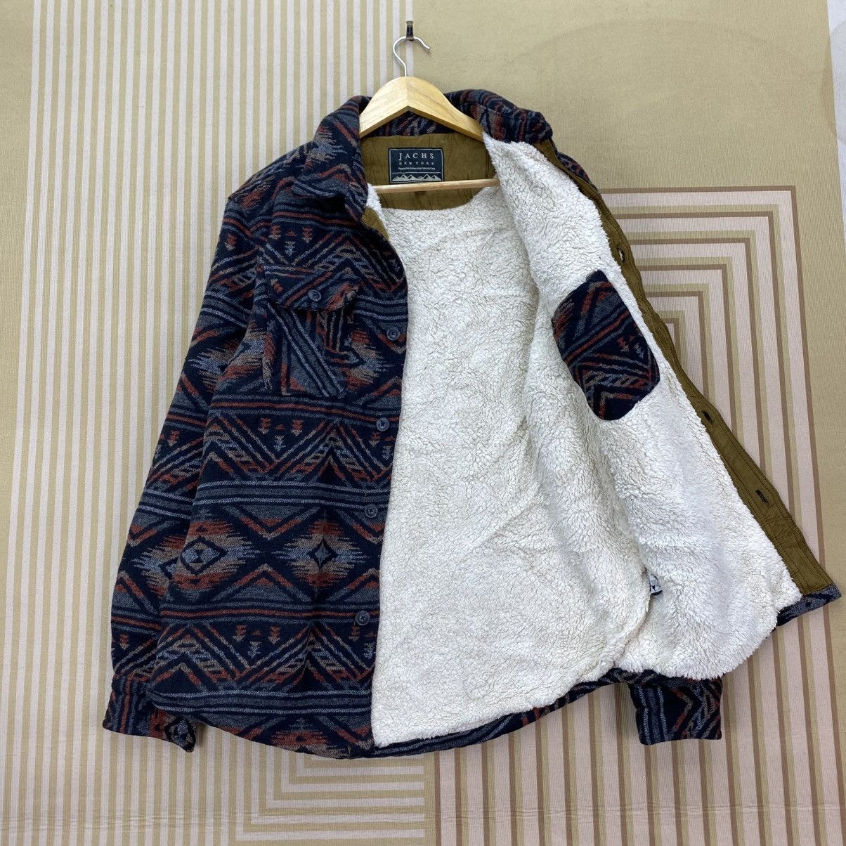 Native 🫶 Jachs New York patterned Geometric shirt Shearling Lining Size US M / EU 48-50 / 2 - 1 Thumbnail