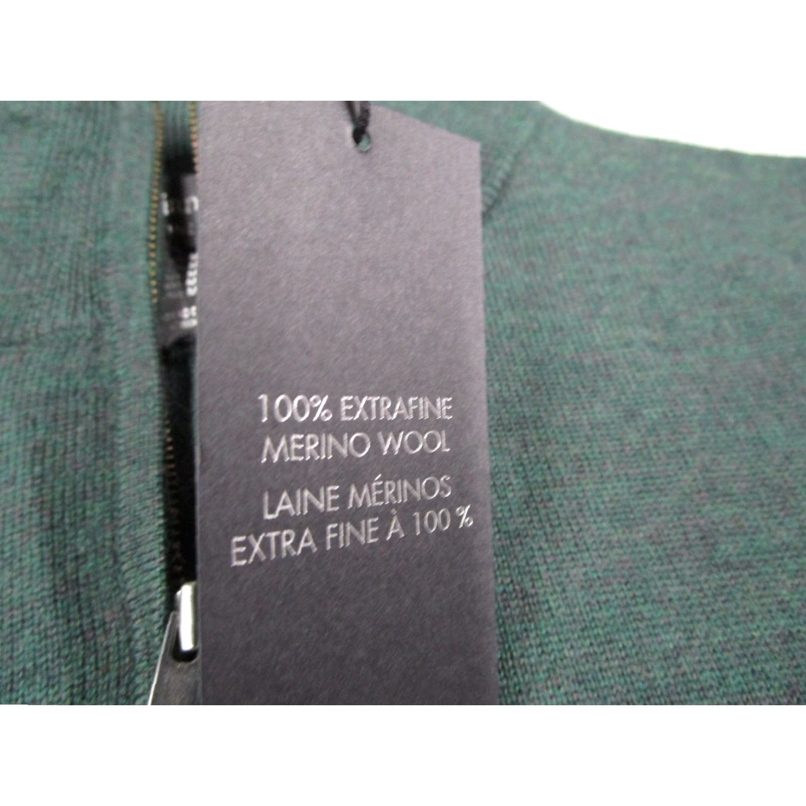 Christian Lacroix Christian Lacroix Sweater Mens Medium Green Merino Wool Knit 1/4 Zip Long Sleeve Pullover Preppy Retro Sports Mens Size US M / EU 48-50 / 2 - 4 Thumbnail