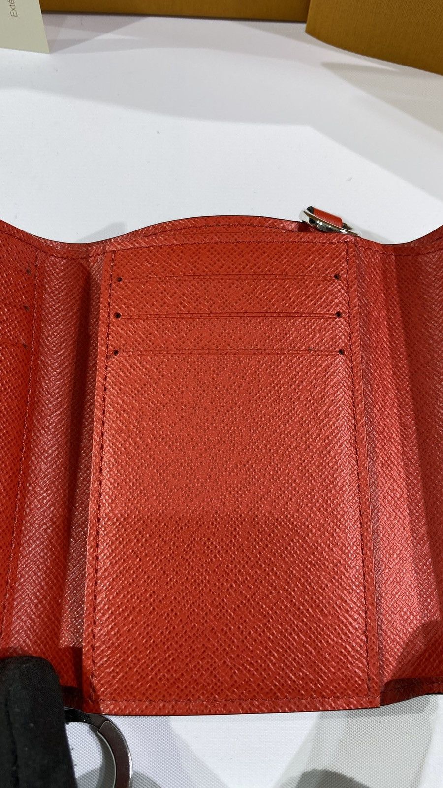 Louis Vuitton × Supreme Louis Vuitton X SUPREME Chain Wallet Red EPI Leather Size ONE SIZE - 5 Thumbnail