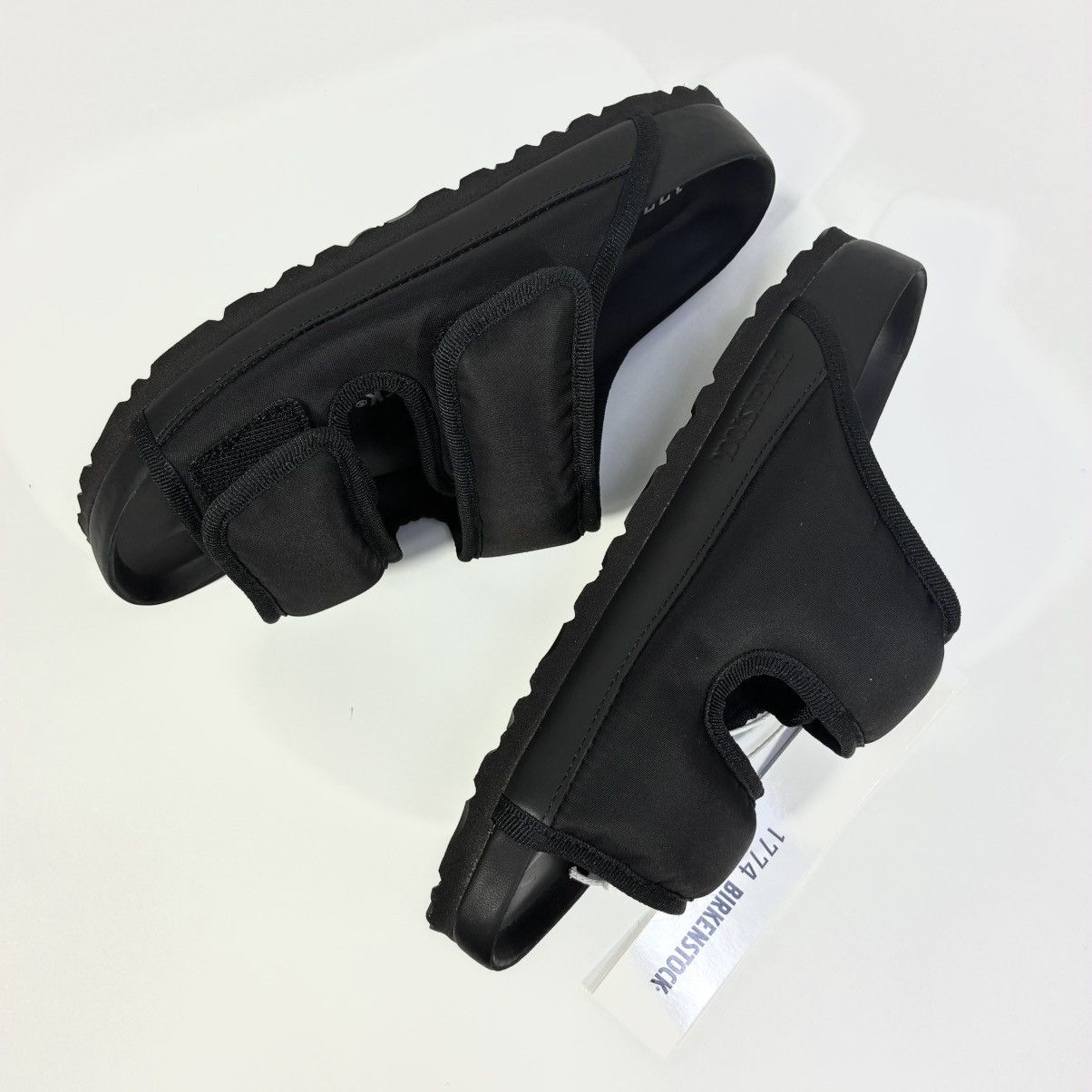 Birkenstock Birkenstock 1774 Arizona Cosny Nylon Sandals Black 38 7 NEW Size US 7 / IT 37 - 11 Thumbnail