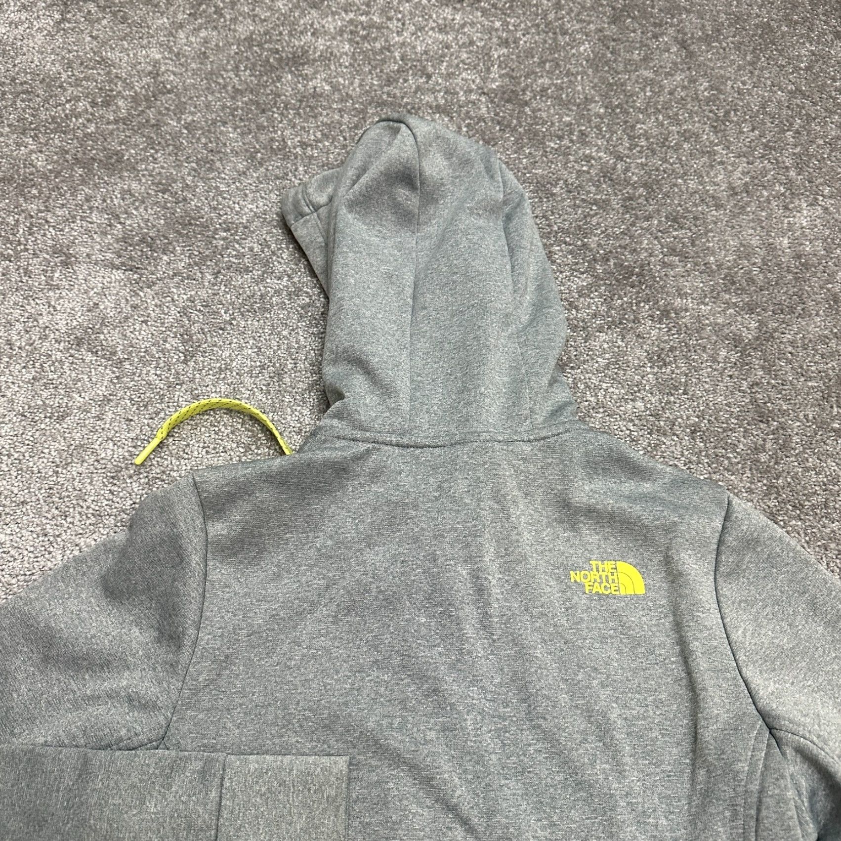 The North Face The North Face Full Zip Hoodie Women Small Gray Yellow Graphic Casual Womens Size S / US 4 / IT 40 - 4 Thumbnail