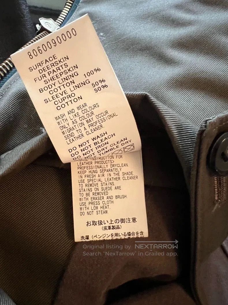 Nigel Cabourn Nigel Cabourn 4-Pocket Deer Leather Jacket. Size US M / EU 48-50 / 2 - 5 Thumbnail