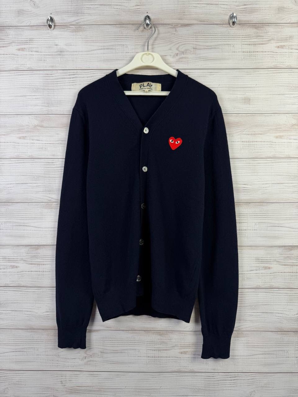CDG by Comme des Garcons PLAY COMME des GARCONS cardigan Size US M / EU 48-50 / 2 - 1 Thumbnail