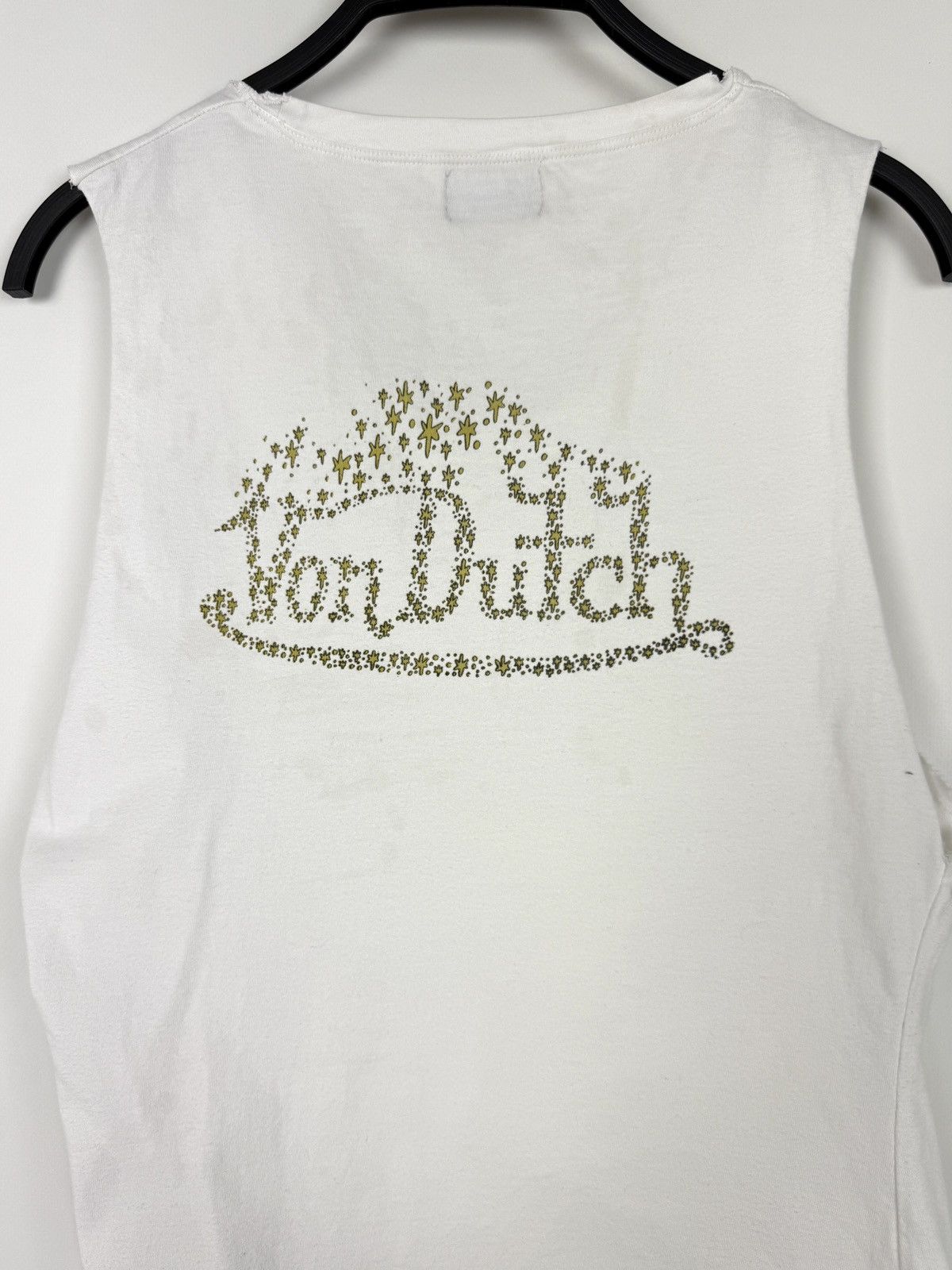 Von Dutch Y2K Vintage Von Dutch Din Din Fairy Cut Off Tank Top Size L / US 10 / IT 46 - 11 Thumbnail