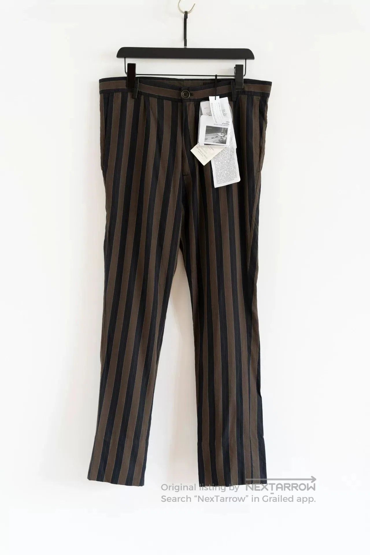 Geoffrey B. Small Geoffrey B. Small Silk Wool Striped Pants. Size US 36 / EU 52 - 1 Thumbnail