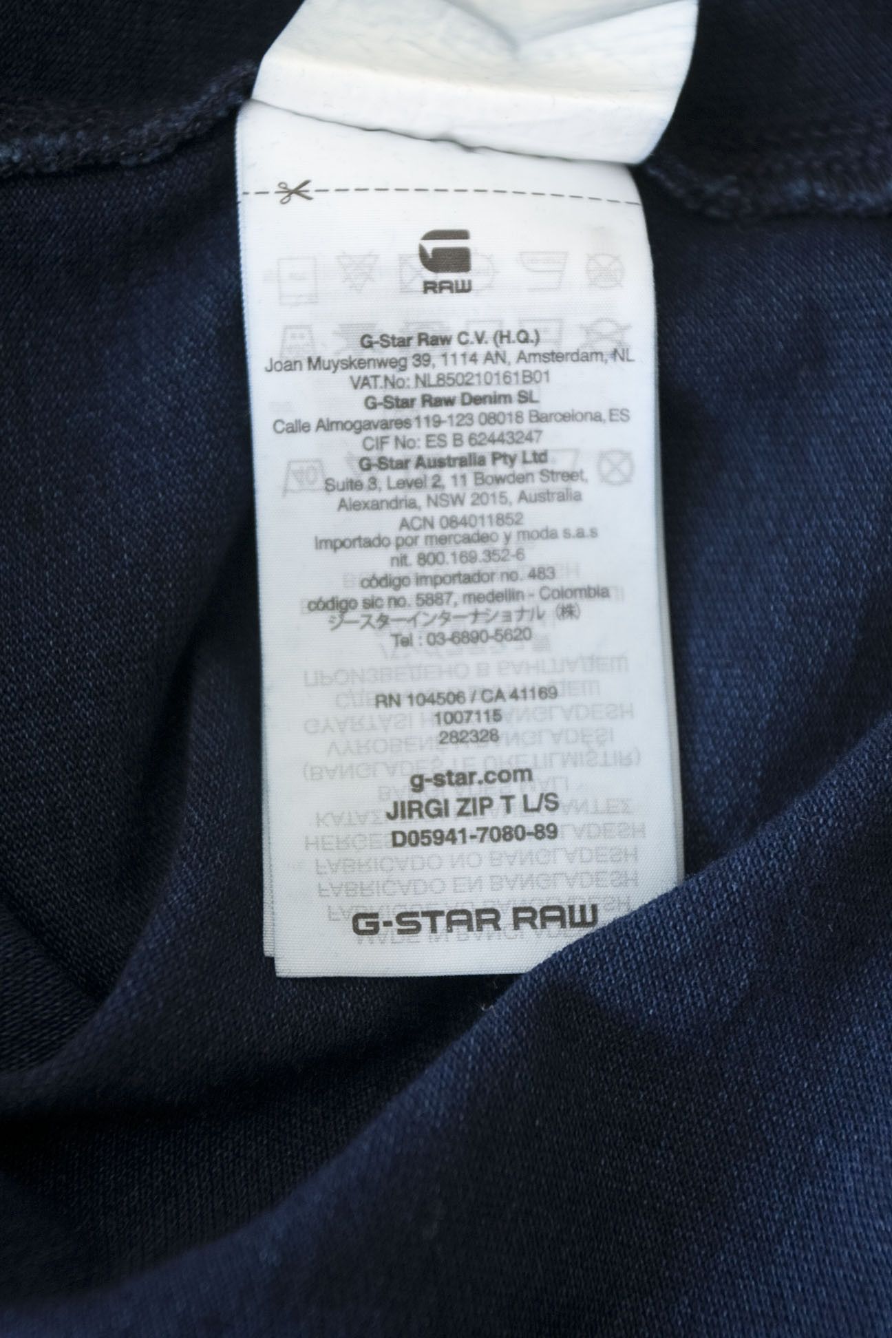 G-Star G Star Sweatshirt Jirgi Zip Size M Dark Blue Size US M / EU 48-50 / 2 - 3 Thumbnail
