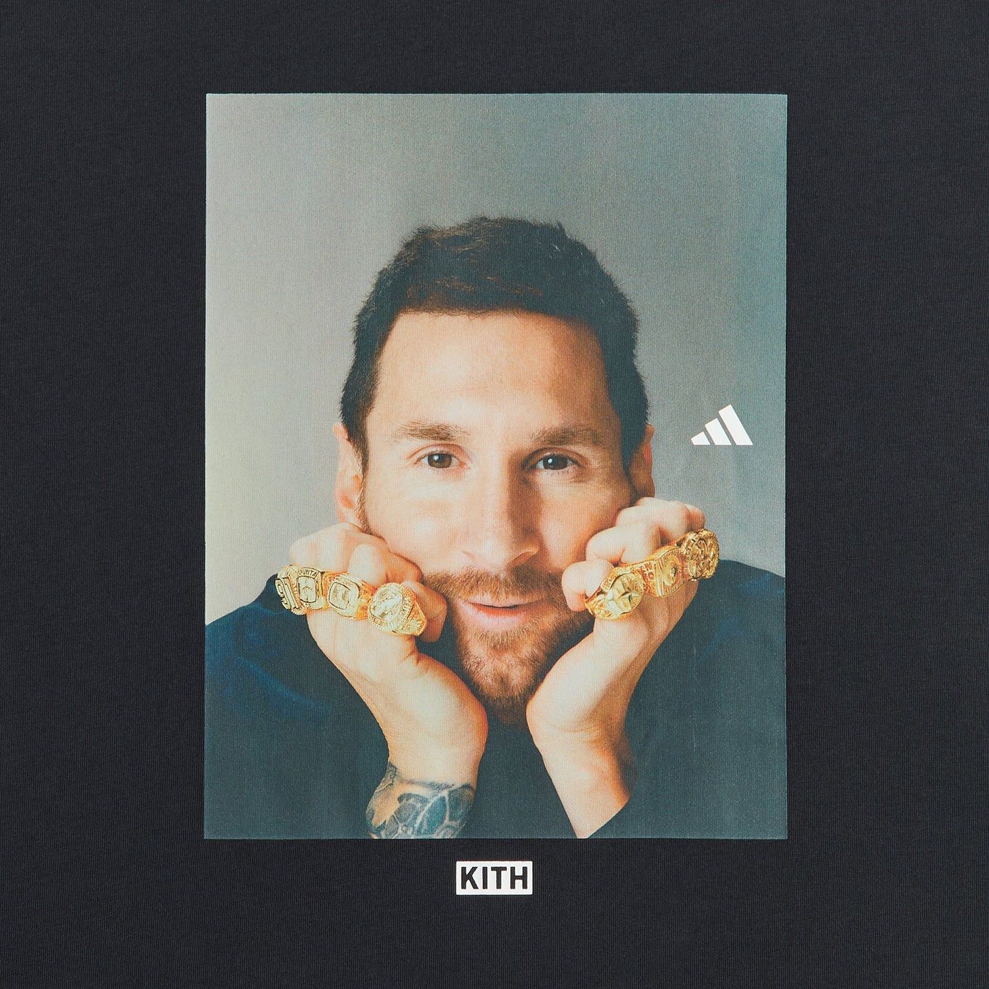 Kith Kith & Messi for adidas Football Graphic Tee Size US L / EU 52-54 / 3 - 2 Thumbnail