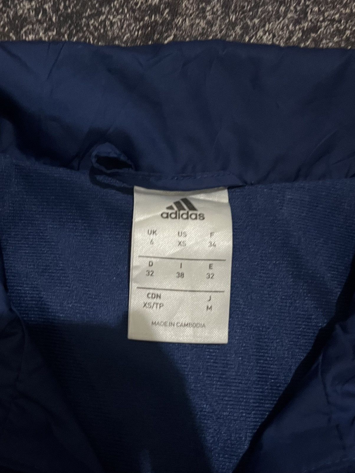 Adidas Adidas Track Jacket 3-Stripes (Navy-Red) Size US XS / EU 42 / 0 - 3 Thumbnail